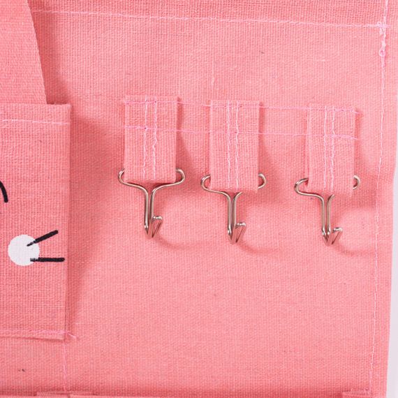 Підвісний органайзер на 3 відділення 28×33 (см) Рожевий HP-41-12P | Зображення 3