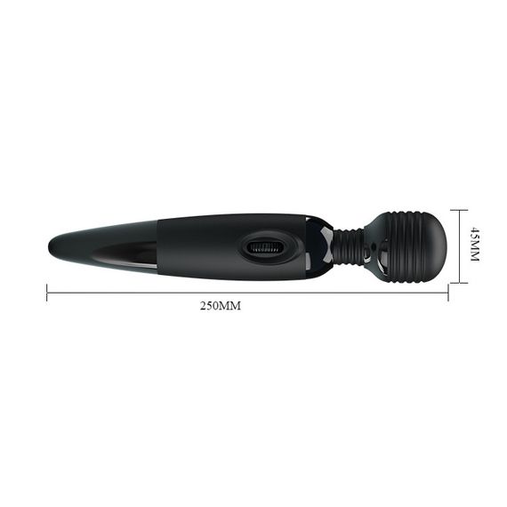 Вібромасажер - Power Wand Massager Black Sex Aura | Зображення 2