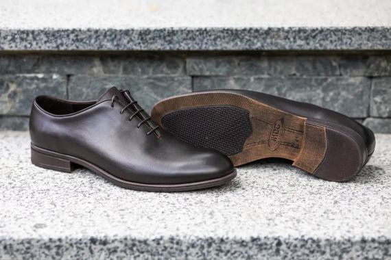 Чоловічі коричневі оксфорди Ікос 45 розмір | Зображення 3