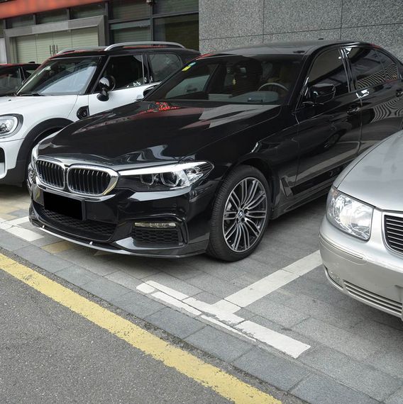 Накладка на передній бампер Lip V6 (для M-Sport 2017-2020, Карбон) для BMW 5 серія G30/31 рр | Зображення 7