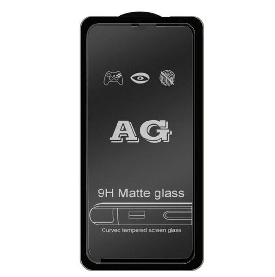 Захисне скло Full Glue Matte для телефону Samsung Galaxy A80 / A90 2019 ( SM-A805 / SM-A905) - Black