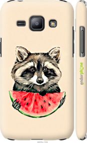 Чохол на Samsung Galaxy J1 J100H Єнотик з кавуном "4605m-104-2448"