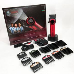 Акумуляторна універсальна машинка для стрижки VGR V-001 RED, Професійна машинка для волосся EA-22