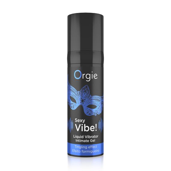 Рідкий вібратор Orgie SEXY VIBE!, 15мл (синій) – Інтенсивне збудження для яскравих інтимних моментів | Зображення 2