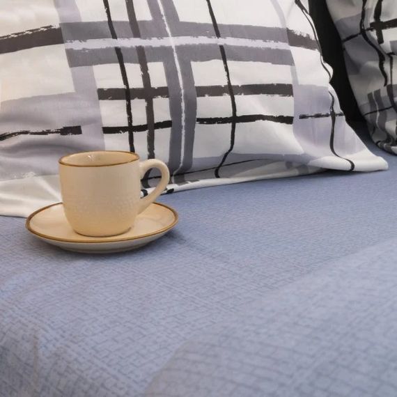 Постільна білизна євро Viluta Сатин Twill 701-E 220х200 см | Зображення 1