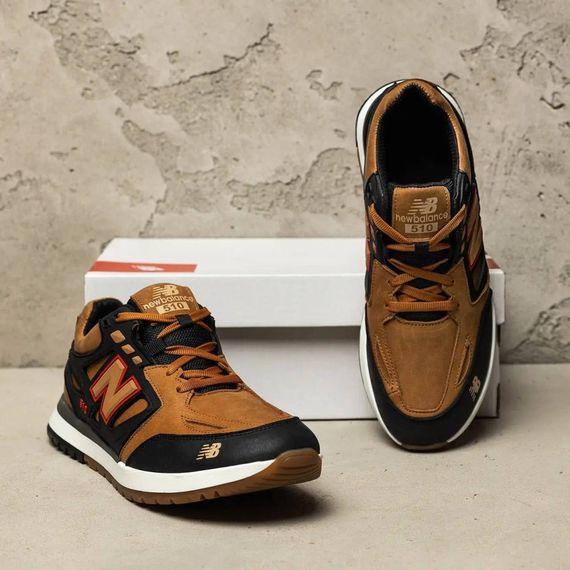 Кросівки шкіряні  New Balance колір коричневий, чорний | Зображення 6