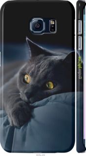 Чохол на Samsung Galaxy S6 Edge G925F Димчастий кіт "825m-83-2448"