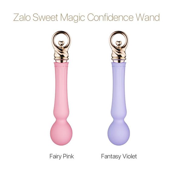 Вібромасажер із підігрівом Zalo Sweet Magic Confidence Wand Fairy Pink — інноваційний дизайн та максимальне задоволення | Зображення 8