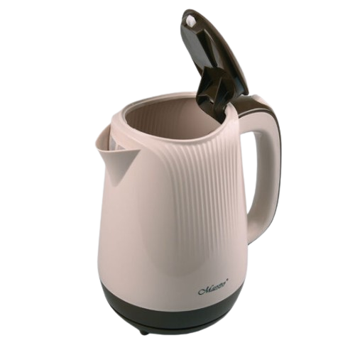 Електрочайник 1,7л 1850-2200W (диск) бежевий MR-042-BEIGE Maestro | Зображення 1