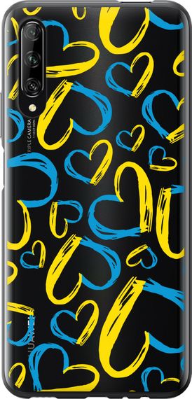Чехол на Huawei P Smart Pro Сердца UA "5292u-1906-17620"