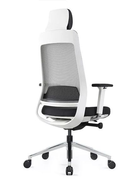 Кресло офисное KreslaLux FILO-A1 WHITEGrayBLACK | Зображення 2