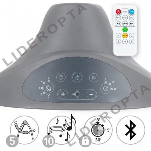 Закачуючий центр-шезлонг-качалка з пультом, москітною сіткою, USB-кабелем, іграшками, Bluetooth, подушкою та регулюванням гойдання XPRO (47742-9074_2354) | Зображення 3