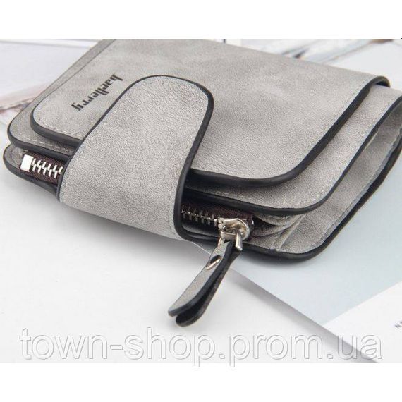 Портмоне Кошелек Baellerry Forever Mini N2346, небольшой женский кошелек в подарок. Цвет: серый | Зображення 4
