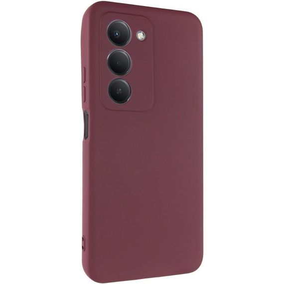 Чохол TPU GETMAN Liquid Silk Full Camera для Xiaomi Redmi 15 (EU) Бордовий / Marsala