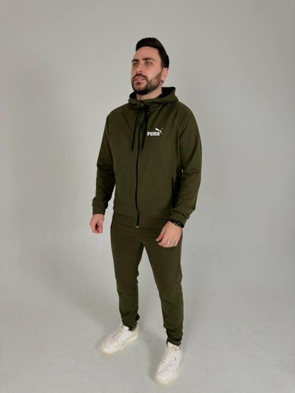 Чоловічий спортивний костюм Puma хакі | Зображення 3