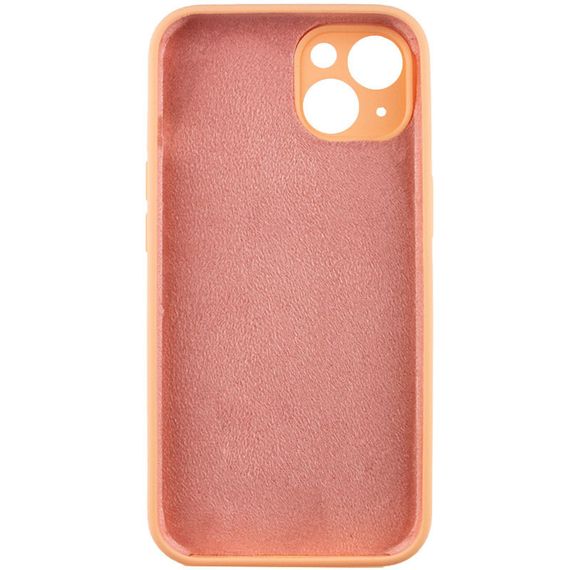 Чохол Silicone Case Full Camera Protective (AA) NO LOGO для Apple iPhone 15 (6.1") Помаранчевий / Cantaloupe | Зображення 3