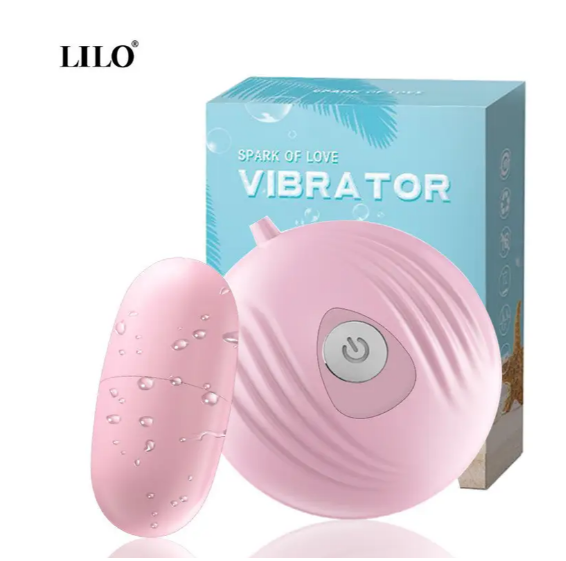 Вібро-яйце з дротовим керуванням і 7 режимами вібрації Lilo Pink Sex Aura