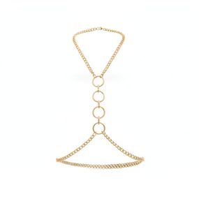 Металева портупея Art of Sex - Mango, колір золото, XS-2XL