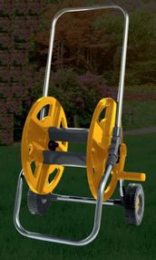 Катушка для шланга 1/2'' 45м на колесах СИЛА