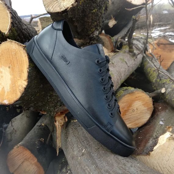 Стильні кеди чорні 45 розмір 29,5 см | Зображення 2