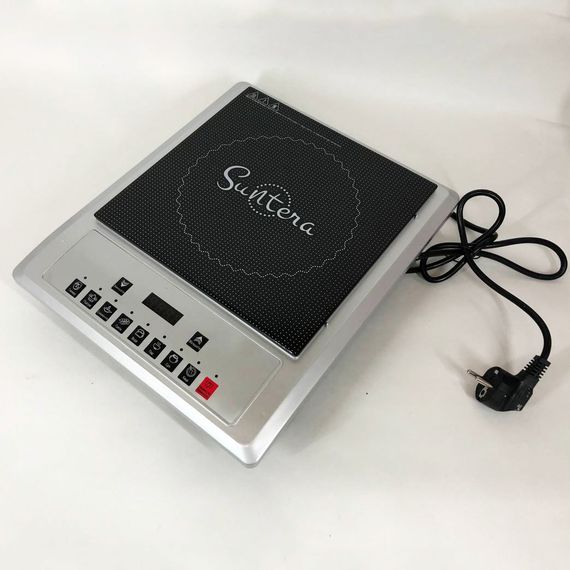 Плитка індукційна Suntera ICD-1012, 2000 Вт, індукційна плита міні, електроплита інфрачервона | Зображення 4