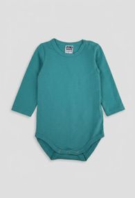 Дитяче боді для новонароджених Green Cotton 62 см Бірюзовий (25111230)