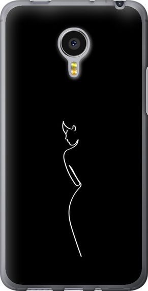 Чехол на Meizu MX4 PRO Силуэт1 "4590u-132-17620"