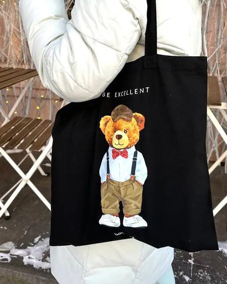 Екошопер Букопт ВК4057 Teddy Bear (Be Excellent) чорний | Зображення 3