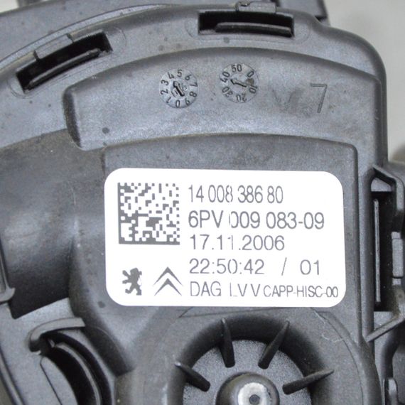 Педаль газу акселератора 2.0 бензин Peugeot 807 2002-2014 Потенціометр газу Пежо 807 1400838680 6PV009083 | Зображення 3