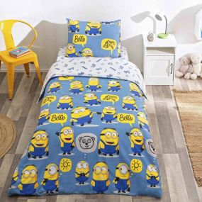 Постільна білизна TAC Disney 160×220 см Minions Bananas