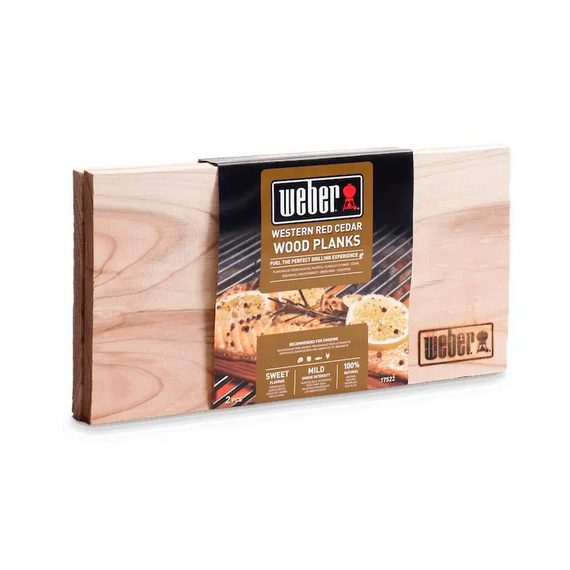 Планки кедрові для копчення 15x30 см Weber 2 шт 17522 Код: 010887 | Зображення 1