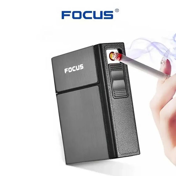 ЮСБ Запальничка - Портсигар Для Пачки Focus Silver  ПА-5 | Зображення 3