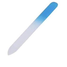 Пилочка для нігтів скляна у чохлі Блакитна