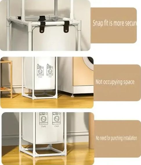 Корзина SKLM-23 для грязной одежды | Зображення 3