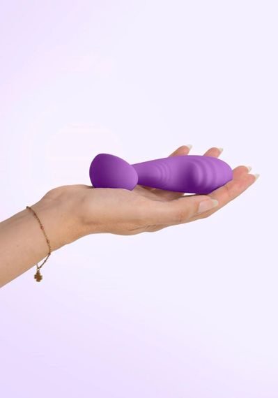 Вібромасажер простати S Pleasures Premium Cozy, Purple, з рельєфною головкою, 10 режимів | Зображення 3