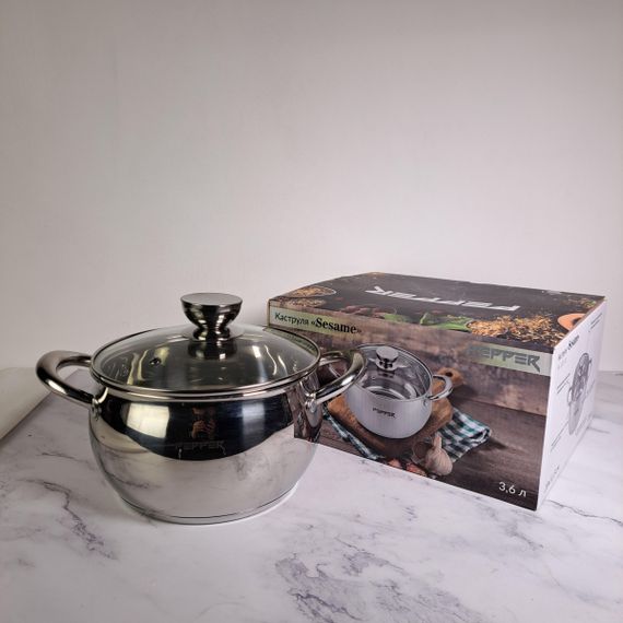 Каструля PR-1202-16 SESAME PEPPER 16 х 9.5 см 1.9 л | Зображення 3