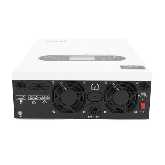 Гібридний інвертор MUST PV18-4024ECO. 4000W, 24V, струм заряду 60A, 170-280V, MPPT (100А, 60-360 Vdc), 318 454 122.5 мм. 8 кг. | Зображення 3