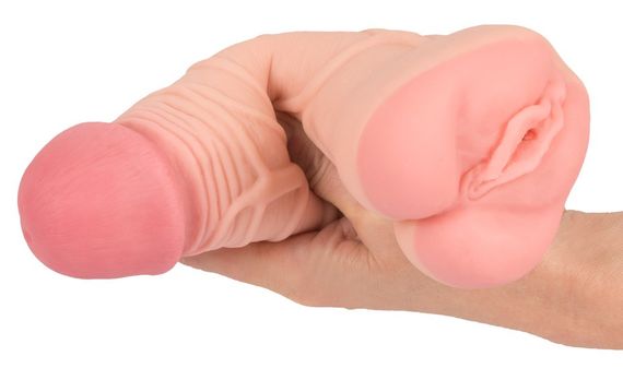 Насадка+мастурбатор - Nature Skin 2in1 Extension+Masturbator (+8 см) Sex Aura | Зображення 5