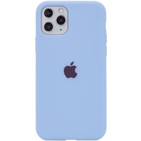 Чохол Silicone Case Full Protective (AA) для Apple iPhone 11 Pro Max (6.5") Блакитний/Lilac Blue