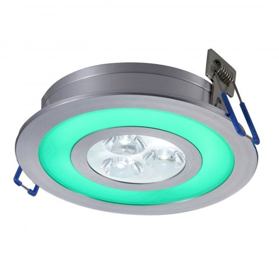 Светильник точечный LED-103A/3W+1,5W Green CW 38' | Зображення 2