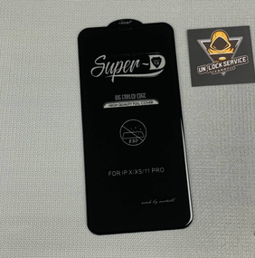 Захисне скло 5D Full Glue для Iphone 11 Pro | Mietubl Super | Чорне, повне покриття, 9H