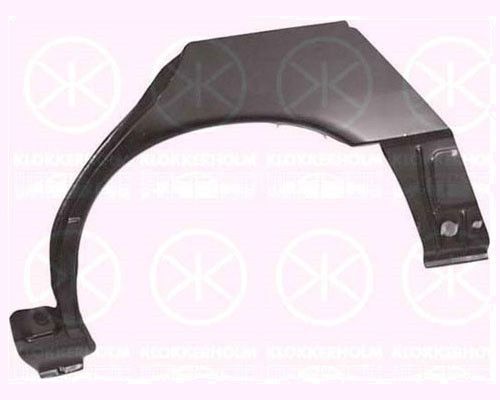 Арка задняя Mazda 626 GE (92-97) SDN/HB, ремчасть левая (Klokkerholm)