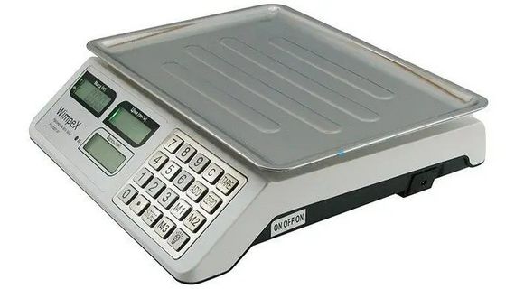 Ваги торговельні на акумуляторі Wimpex WX-5004 максимальна вага 50 кг на платформі | Зображення 2