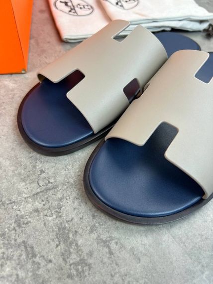 Сланці Hermes Izmir Blanc De Paris/Bleu Celeste чоловічі ob420 | Зображення 5