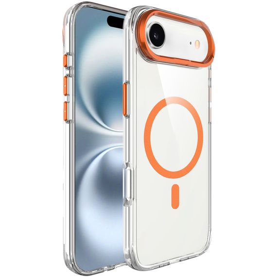 Чохол TPU Space Case Apex with Magnetic Fit для Apple iPhone 17 Air (6.5") Papaya | Зображення 1