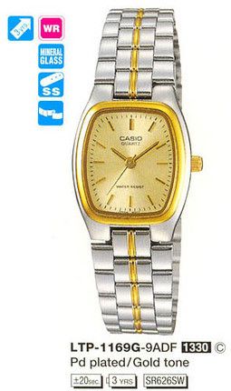 Годинник жіночий Casio LTP-1169G-9A