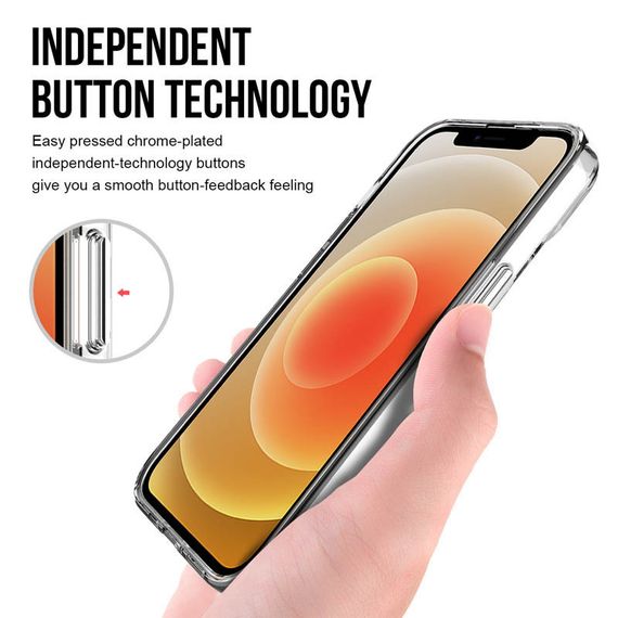 Чохол TPU Space Case transparent для Apple iPhone 15 Plus (6.7") Прозорий | Зображення 4