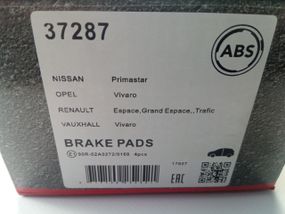 Колодки передні гальмівні Trafic II, ABS. (37287) (7701050914)