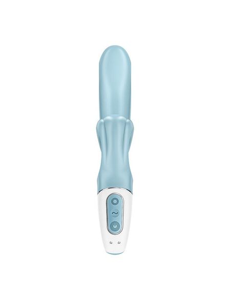 Вибратор-кролик Satisfyer Love Me Blue, гибкий, отросток с тройным кончиком | Зображення 3