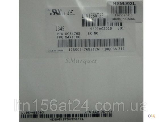 Матрица 15.6 SAMSUNG LTN156AT32 НОВАЯ w | Зображення 1